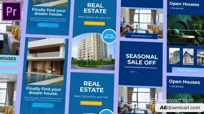 Real Estate Commercial Instagram Story Reels MOGRT for Premier Pro Premiere Pro template preview
