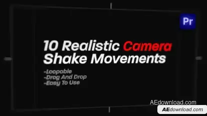 Realistic Camera Shakes & Handheld Gimbal Movements for Premiere Pro Premiere Pro template preview