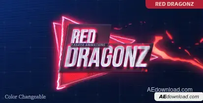 Red Dragonz Video Displays template preview