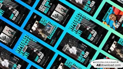 Reteal Instagram Reels | Mogrt Premiere Pro template preview