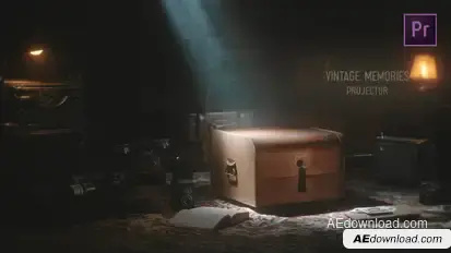 Retro Memories Film Projector - Premiere Pro Premiere Pro template preview