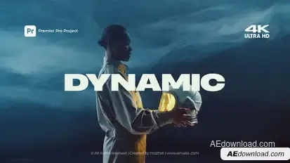 Rhythmic Stomp Opener | MOGRT Premiere Pro template preview