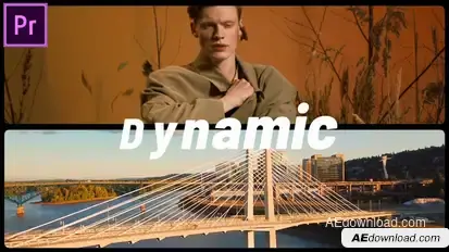 Rhythmic Typo Opener MOGRT Premier Pro Premiere Pro template preview