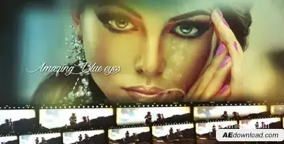 Romantic Slideshow Opening Titles Video Displays template preview