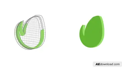 Rotating Grid Logo Reveal Video Displays template preview
