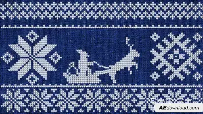 Scandinavian Christmas Video Displays template preview