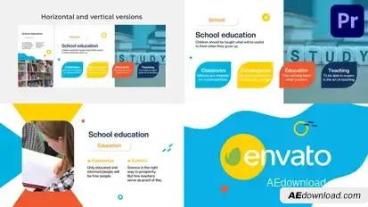 School Slideshow for Premiere Pro Premiere Pro template preview