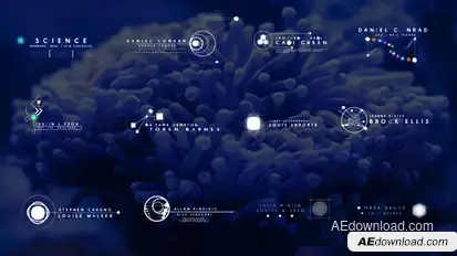 Science Fiction Lower Thirds Video Displays template preview