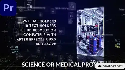 Science or Medical Promo | MOGRT Premiere Pro template preview