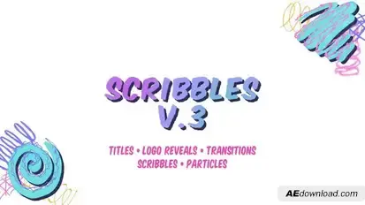 Scribbles V3 - Hand Drawn Pack Premiere Pro template preview