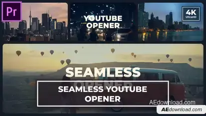 Seamless Opener MOGRT for Premier Pro Premiere Pro template preview
