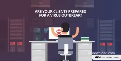 Secure Hosting Explainer Video Displays template preview