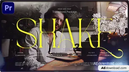 Shake Transitions Premiere Pro template preview