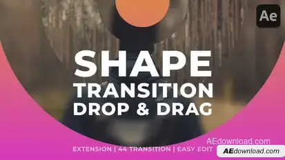 Shape Circle Transition Elements template preview