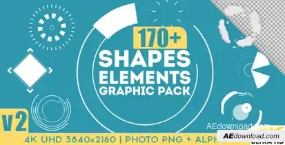 Shapes & Elements Graphic Pack Video Displays template preview