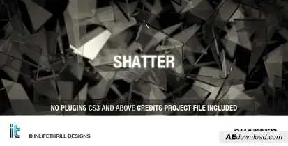 Shatter Video Displays template preview