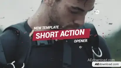 Short Action Opener Video Displays template preview