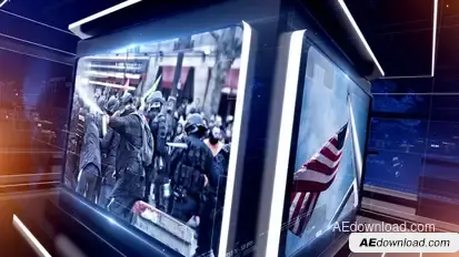 Short Daily News Video Displays template preview