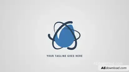 Simple Atom Logo Reveal Video Displays template preview