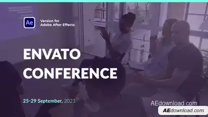 Simple Event and Conference Promo Video Displays template preview