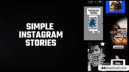 Simple Instagram Stories Premiere Pro template preview