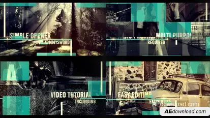 Simple Opener Video Displays template preview