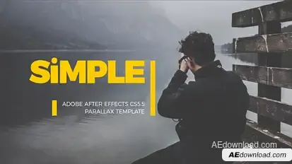 Simple Parallax Photo Gallery | v.3 Video Displays template preview