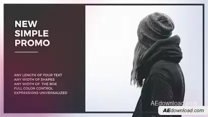 Simple Promo Video Displays template preview
