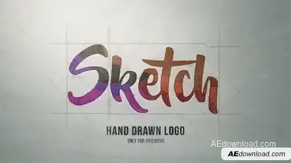Sketch Logo Video Displays template preview