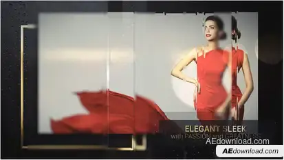 Sleek Slideshow Video Displays template preview