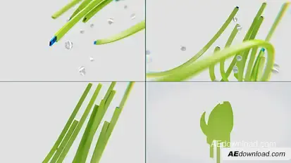 Sliced Logo Video Displays template preview