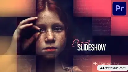 Slideshow Elegant for Premiere Pro Premiere Pro template preview