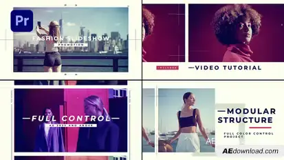 Slideshow - Fashion Slideshow Premiere Pro template preview
