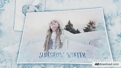 Slideshow Frozen Video Displays template preview