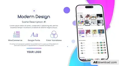 Smart App Slideshow Video Displays template preview