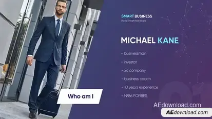 Smart Business Slideshow Premiere Pro template preview