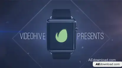 Smart Watch App Video Displays template preview