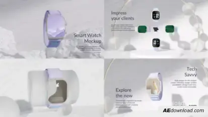 Smart Watch Mock Up for Premiere Pro Premiere Pro template preview