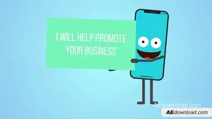 Smartphone Explainer Video Displays template preview