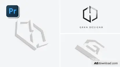 Smooth 3D Logo Reveal | Premiere Pro Premiere Pro template preview