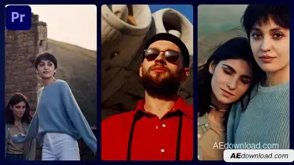 Smooth multiscreen | MOGRT Premiere Pro template preview