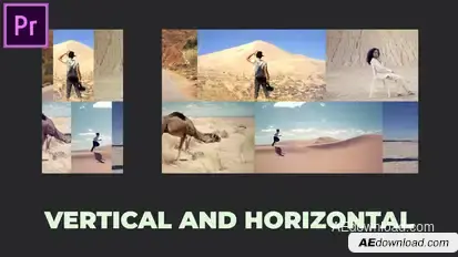 Smooth Rhythmic Opener Instagram and Horizontal | MOGRT Premiere Pro template preview