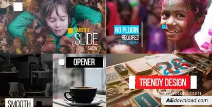 Smooth Slide Video Displays template preview