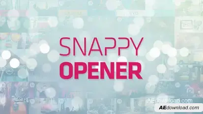 Snappy Opener Video Displays template preview