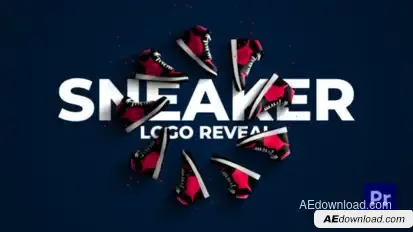 Sneaker Shoes Logo Reveal Premiere Pro template preview