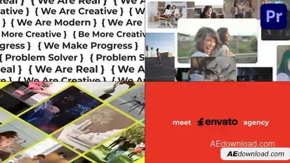 Social Media Agency Promo | Premiere Pro MOGRT Premiere Pro template preview