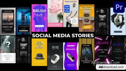 Social Media Stories | Premiere Pro MOGRT Premiere Pro template preview