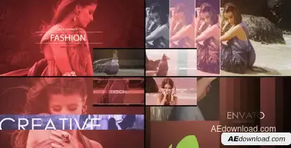 Soft Slide Show Video Displays template preview
