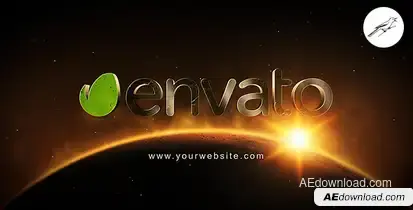 Space Logo 2 Video Displays template preview