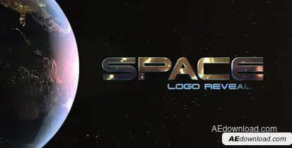 Space Logo Reveal Video Displays template preview